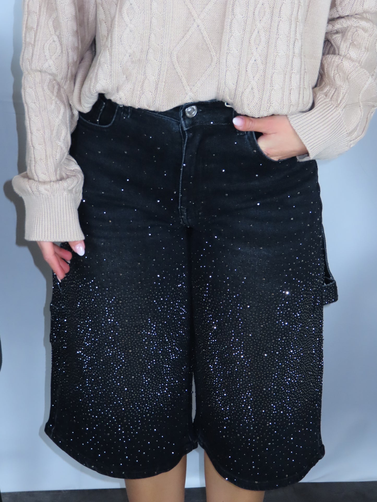 Bermuda shine black donna primo piano