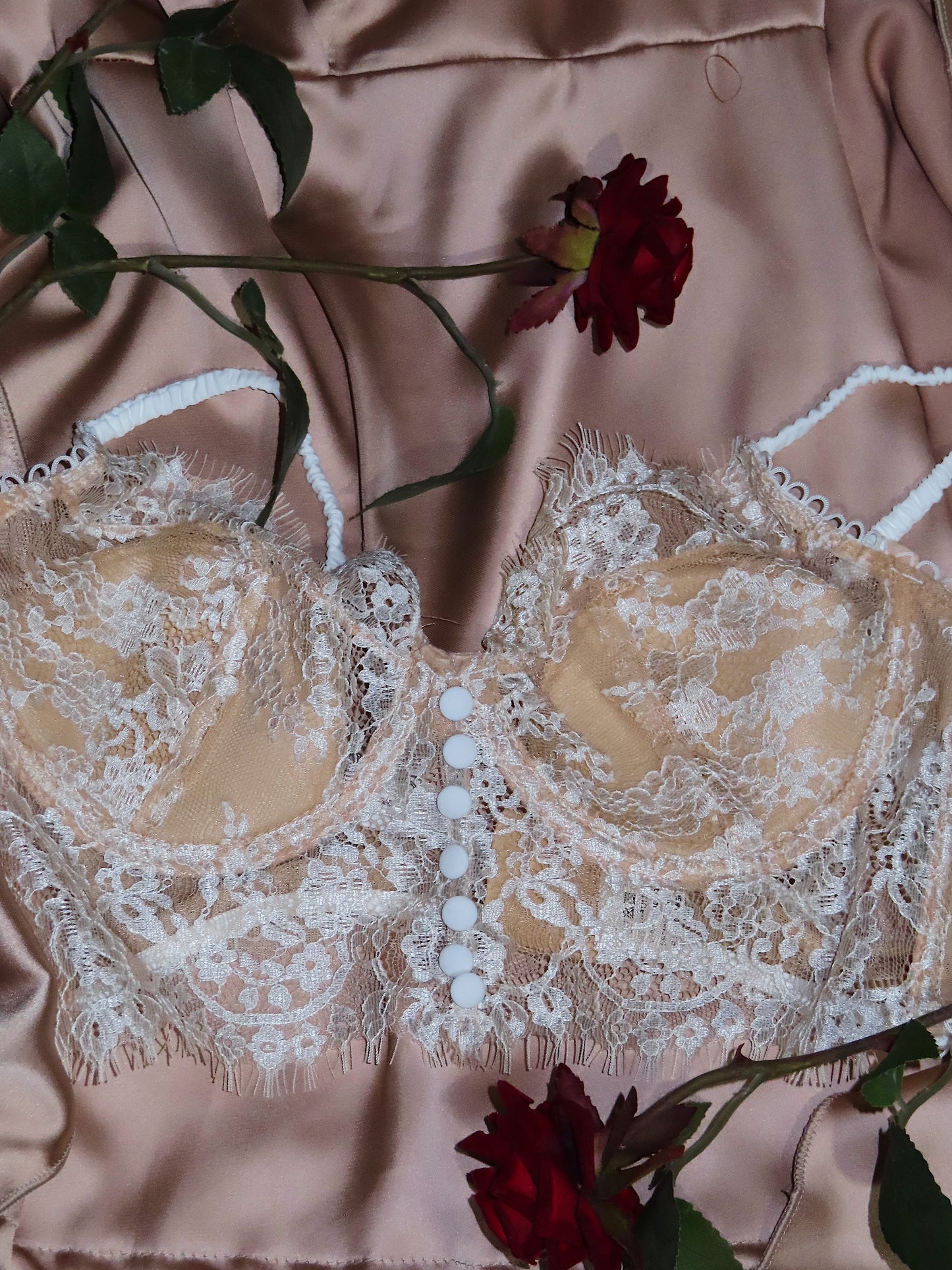 Bralette Angel donna primo piano dettaglio fantasia